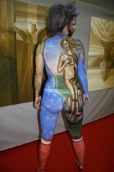 912 Bodypainting Putte - Airbrush Festival